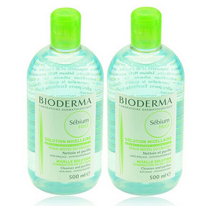 新低价：Bioderma 贝德玛 净妍洁肤液500ml*2瓶  152元