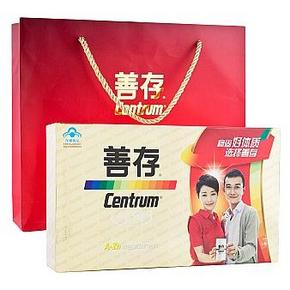 善存(Centrum) 佳维片礼盒装150片 (30片*5罐) 折103元(153，299-100券)