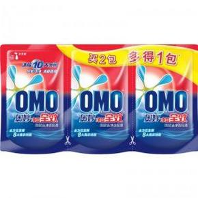 奥妙 净蓝全效深层洁净 洗衣液500g*3袋 约10.5元(13.9，199-50)
