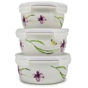 乐扣乐扣 SILBY SLB605SH603 陶瓷保鲜盒礼盒3件套 折48元(72,满3免1)