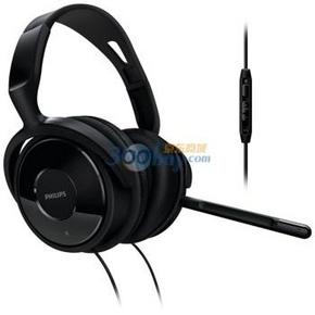 飞利浦（PHILIPS） SHM6500 头戴式电脑耳麦  约73元(96，400-100)