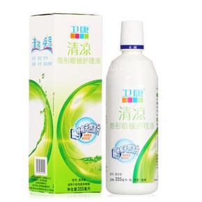 卫康 护理液 隐形近视眼镜清凉型355ml 6元包邮(16-10券)