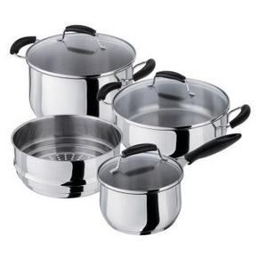 华东华南西北东北：亨克斯（双立人旗下）Henckels不锈钢锅具四件套装 699元