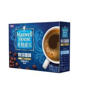 麦斯威尔 特浓咖啡-三合一38杯494g条装  29.9元（另有原味）