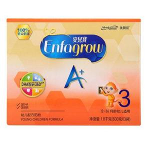 Mead Johnson 美赞臣 安儿宝A+ 3段奶粉3600g 524元(折131/900g)