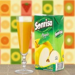 Sonrisa 爽瑞莎 苹果果汁饮料1000ml(进口)  多种口味  9.9元