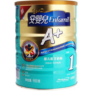 美赞臣 安婴儿A+900克罐装  1段奶粉 212元包邮(买2罐，交行可再9折)