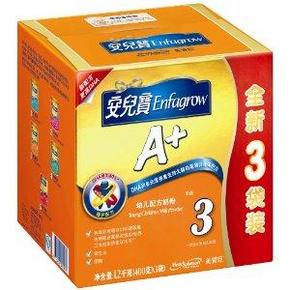 华南福利：美赞臣 安儿宝A+配方奶粉 3段1200克 149元包邮(券后)