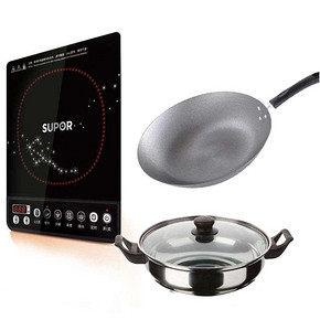苏泊尔(supor) SDHJ08K-200 电磁炉(送原厂汤锅+炒锅) 169元包邮