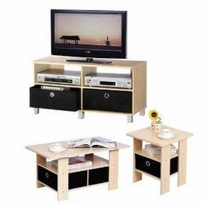 双重优惠：慧乐家 FNAJ-11141 电视柜+茶几+咖啡桌 客厅组合套装 299元包邮(399-100)