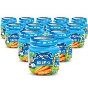 Heinz 亨氏 一段香甜胡萝卜泥113g*12瓶/箱  48.8元包邮