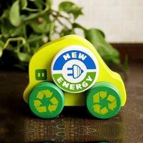 木玩世家 BH3205C 推杆小车-新能源车 积木玩具 49元包邮