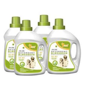 玲瑶 婴儿草本防螨 洗衣液 1000ml*4瓶套装  39元包邮(折9.8/瓶)