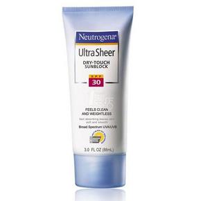 Neutrogena露得清 轻透防晒乳SPF50+ 88ml (进) 折60元(119，199-100)