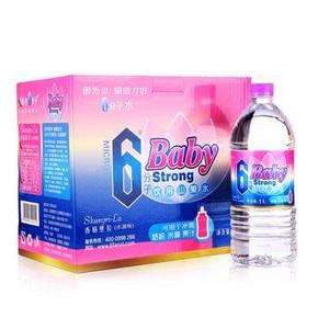 6分子 Baby strong饮用山泉水 1L*6整箱装 19元包邮