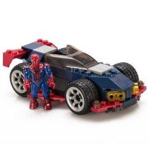 凑单优品：美高 积木玩具 91337 蜘蛛侠&变速车 19.9元(平时64)