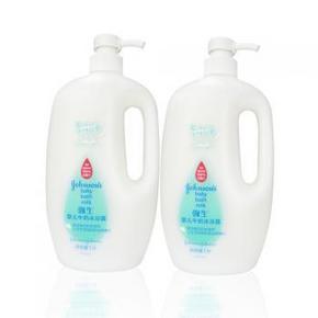 再补货：强生婴儿 牛奶沐浴露1L*2瓶 新升级温和无泪配方 39.9元(还可用券)