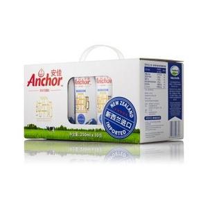 Anchor 安佳 超高温灭菌全脂牛奶 250ml*10礼盒装 折34.5元(APP69，1送1)