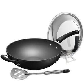 ASD 爱仕达 WG8332ELX 铸铁炒锅32cm+凑单牙签 220.9元(300.9-80)