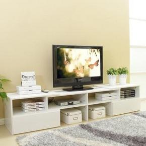 双重优惠：美达斯 双抽伸缩 现代简约电视柜 359元(499-100-40，可更低)