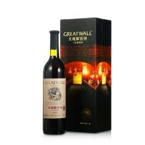 华北地区：长城解百纳 特选级干红葡萄酒 礼盒装750ml 折39元(79，买1送1)