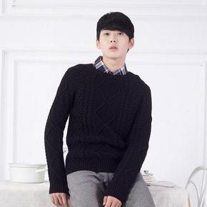唐狮  男士修身打底圆领针织衫线衫 59元包邮(79-20券)