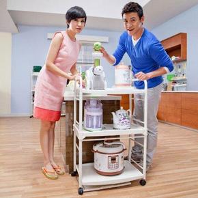 宝优妮 DQ-1217 三层移动式 多用途收纳架 189元包邮(269-80)