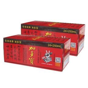 华南站：加多宝 凉茶250ml*24盒*2箱(共48盒) 48元(买1送1)