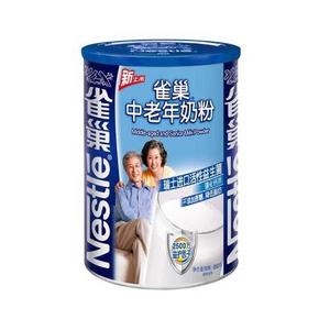 雀巢 中老年奶粉桶装850g 73元(98，满170-50)