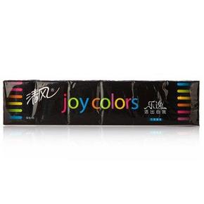 清风 纸巾 乐逸joy colors4层8张*12包 古龙清香型纸手帕 3.6元