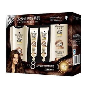施华蔻 多效修护19系列 洗发露400ml+洗发露400ml+洗发露200ml+润发乳200ml+精华乳40ml 106元(206-100)