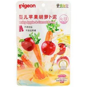 凑单优品：Pigeon 贝亲 婴儿苹果胡萝卜泥 90g（30gx3） 2.4元，平时24