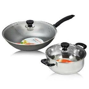 苏泊尔(SUPOR) 爱家必备二件套T0929K 炒锅+汤锅 79元包邮(99-20)