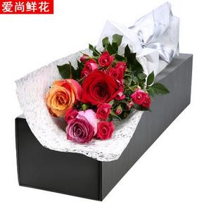 限量专供，情人节定制 进口肯尼亚钻石玫瑰鲜花礼盒 99元起