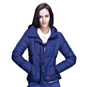 GIORDANO 佐丹奴 90%含绒量抓绒可拆羊毛袖羽绒服 多色 399元包邮