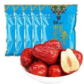 年货再来：一品玉 和田红枣 四星450g*5包 65.5元(131-65.5，另有4包51元)
