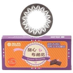 HYDRON 海昌甜心布朗尼半年抛 1片装*2+护理液620ml+润眼液15ml  49元包邮