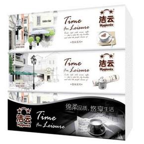 洁云 尚品系列塑包面纸 200抽*3包装(大包装) 折5.4元(8.9，5件起6折)