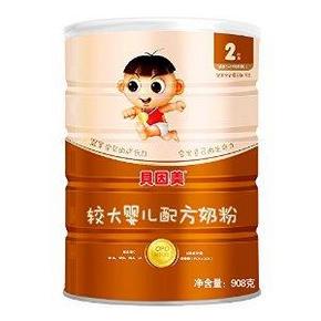 贝因美(Beingmate) 冠军宝贝 宝宝成长配方奶粉 2段908克 129元包邮