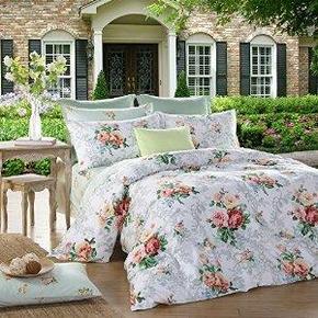 博洋家纺 双人全棉印花床单四件套 玛格琳娜 1.5/1.8米 238~258元包邮