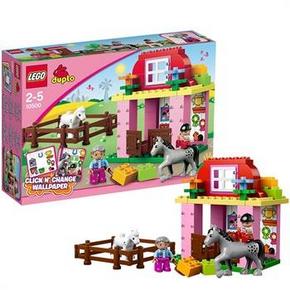 乐高(LEGO) 积木玩具 10500 得宝系列 养马房(2-5岁)  219元包邮(319-100)