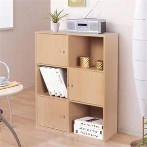 好事达 2263 六格带门柜 收纳柜 99元包邮