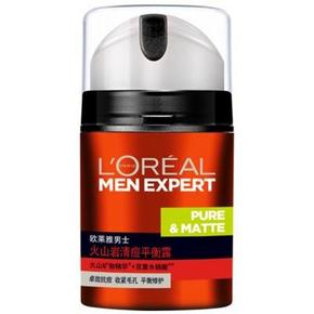 欧莱雅（LOREAL） 男士火山岩清痘平衡露 50ml 49元包邮(99-20-30券)