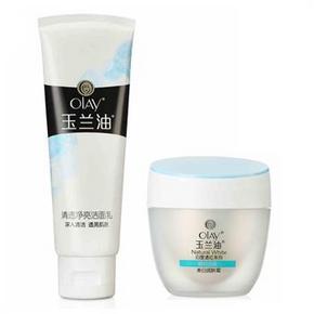 OLAY 玉兰油 美白润肤霜50g+洁面乳100g 27元