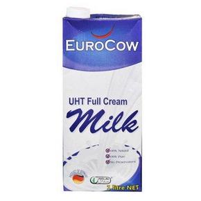 优佳(Eurocow ) 全脂纯牛奶 1L 7.9元