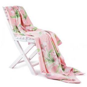 三利 全棉印花蕾丝边  毛巾被  150*200cm +凑单品 折77元（200-100）