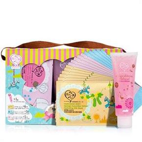 我的心机 美肌面膜32片+玻尿酸10片(共42片)+去角质2支 103元(203-100)