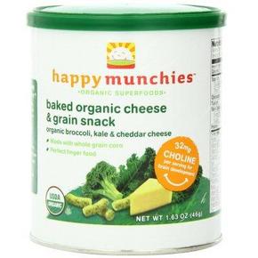 禧贝HappyBaby有机泡芙条46g 两口味可选 20元包邮(25-5券)