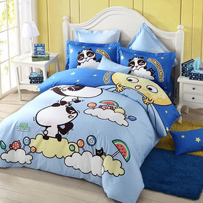 LOVO 罗莱家纺 全棉斜纹印花四件套 1.8米床 269元(369-100券)