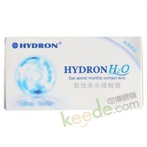 HYDRON 海昌 H2O隐形眼镜 月抛3片装*2+送海俪恩太阳镜 69元包邮
